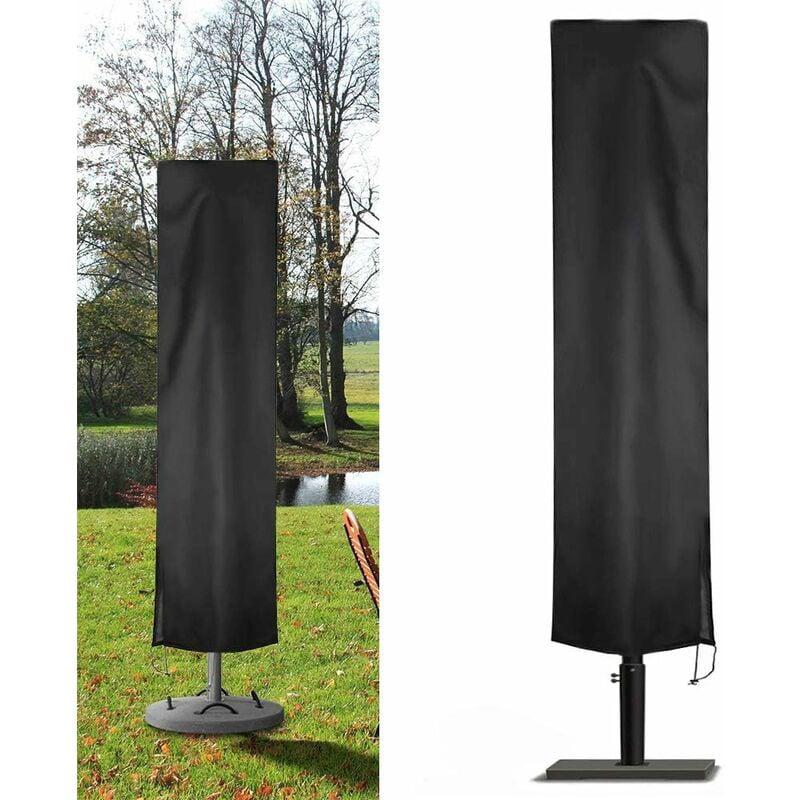 Custodia protettiva per ombrellone con asta, copertura per ombrellone in tessuto Oxford 210D, impermeabile, antipolvere, resistente ai raggi UV, da 2 a 4 m