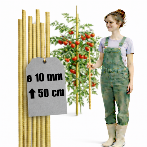 Tyczki kompozytowe do roślin fi 10 mm dł. 50 cm