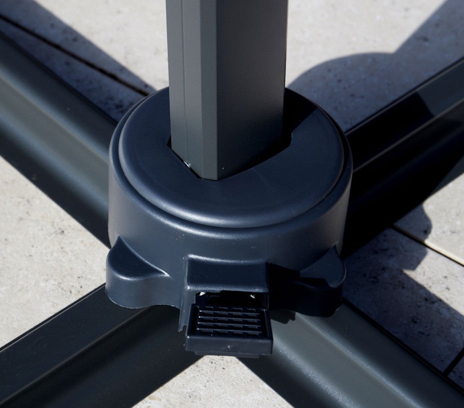 Parasol déporté 3x3m - lin - SUNKING - 2