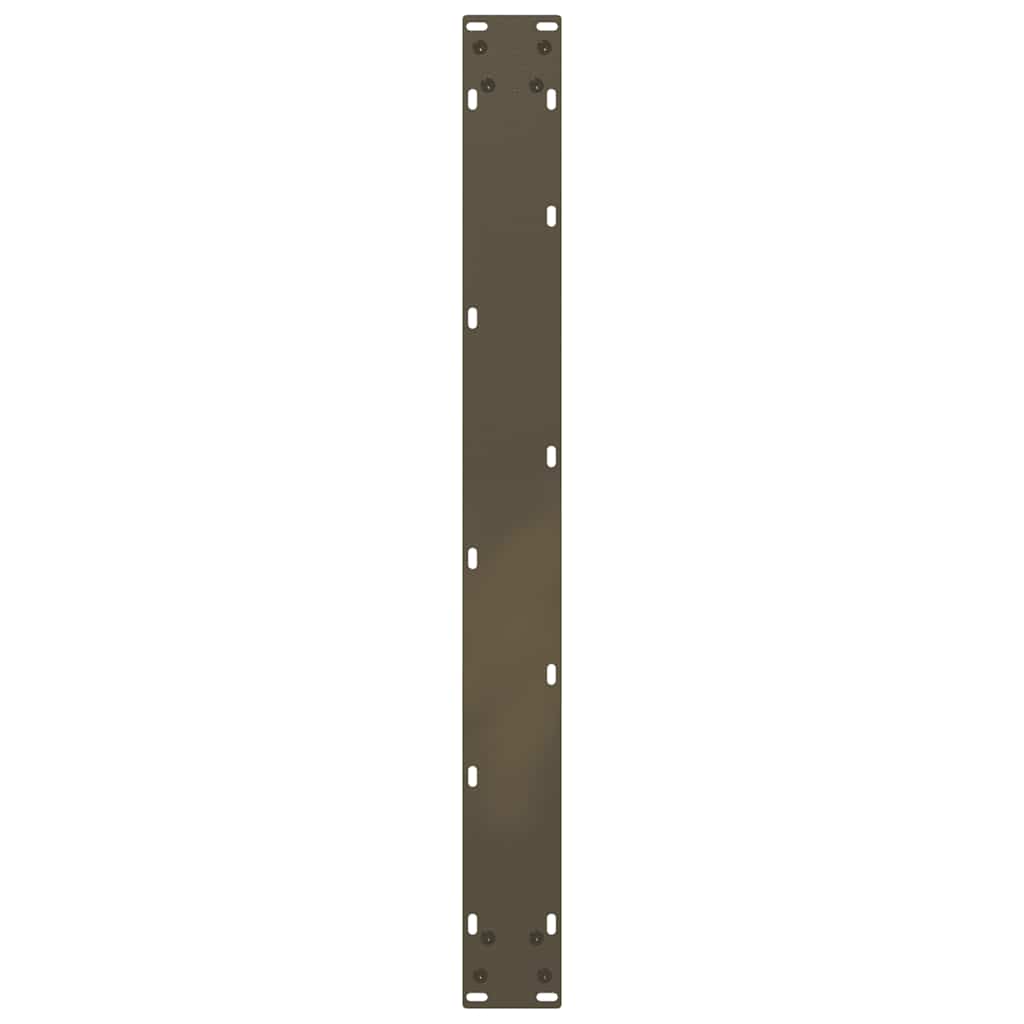 Pieds de table à manger en U 2 pièces Acier naturel 80 x (72-73) cm Acier vidaXL - 6