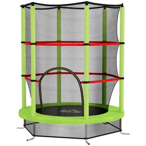 Tappeto elastico ø250cm con rete di protezione interna grigio