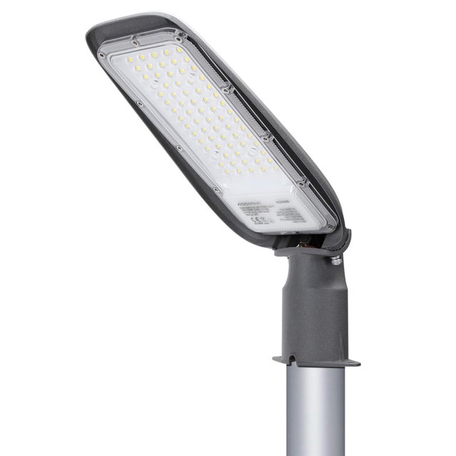 Aigostar Farola LED 50W,luz blanca fría 6500K, 4500lm. Luz LED Para Exterior,Impermeable IP65,Protección de Impactos IK08.