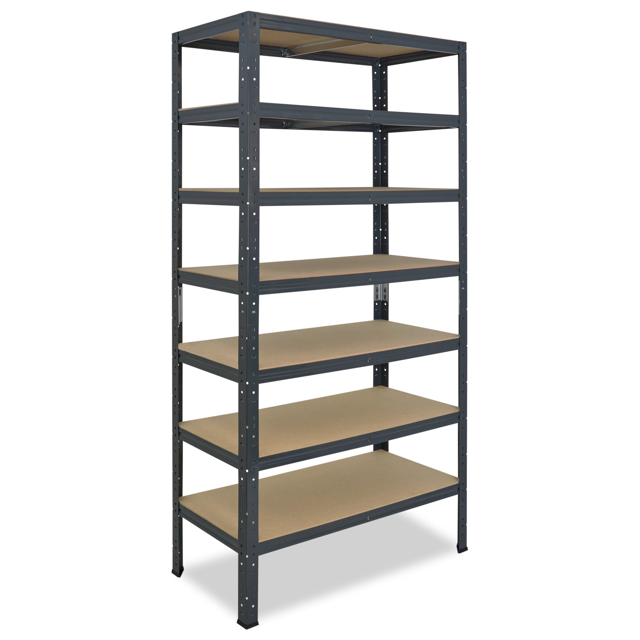 Shelfplaza Étagère Métallique Charge Lourde 5 Niveaux – 200x120x23 Cm, 875 Kg Total, Galvanisée Robuste, Idéale Garage, Cave, Atelier, Rangement Solide Sans Vis