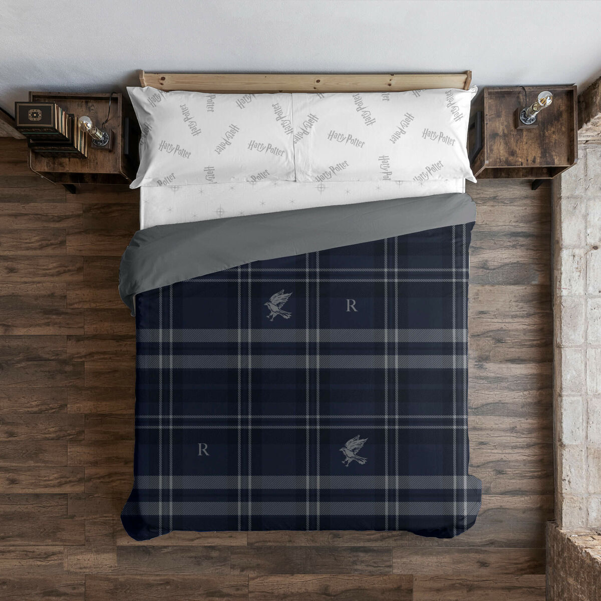 Funda nórdica harry potter ravenclaw multicolor azul marino cama de 150/160 240 x 220 cm - marca: harry potter - ean: 8434563171136