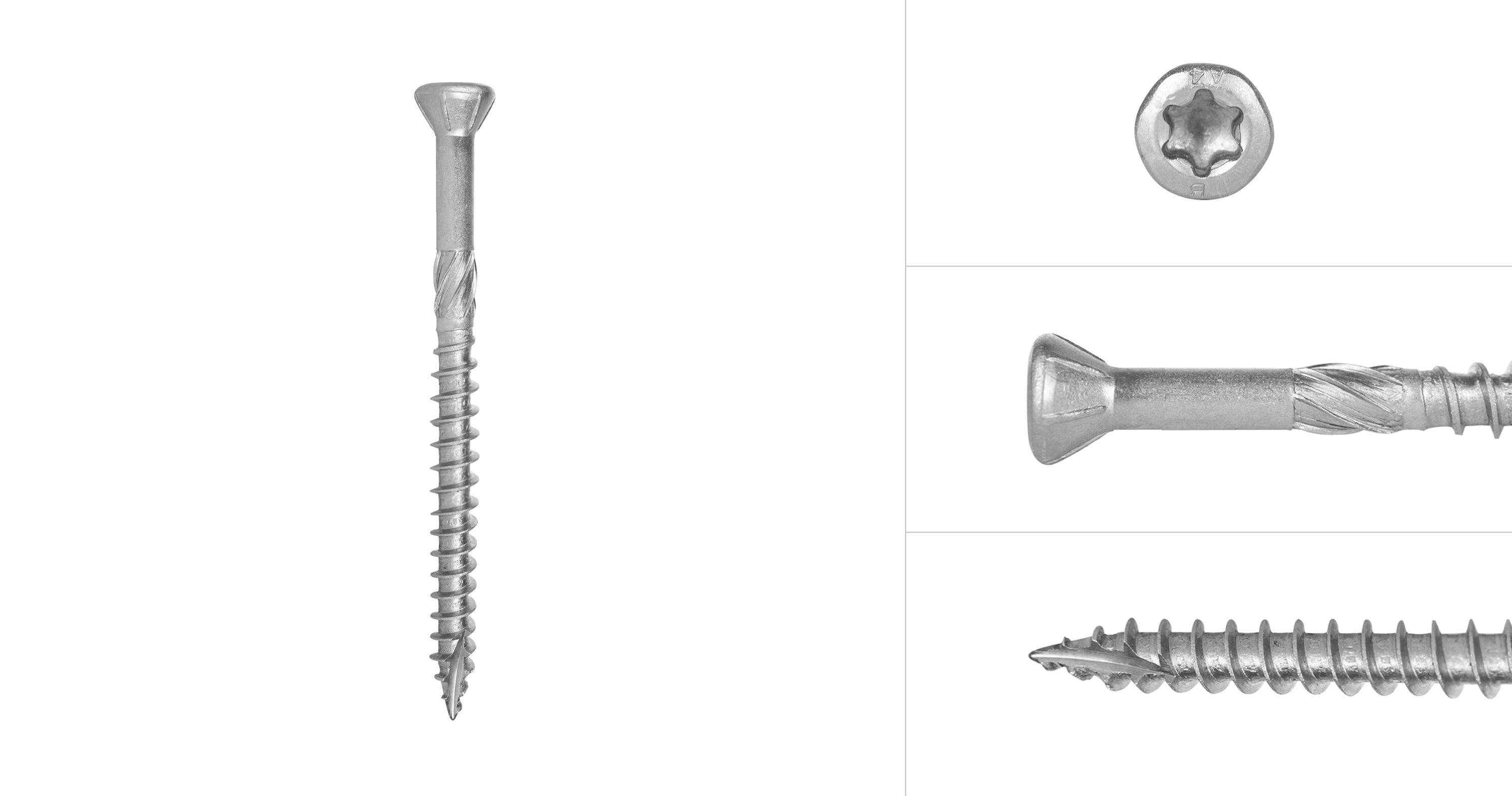 Vis Penture 4.5X35 TORX T20 Inox A4 RAL7021-10 pièces | Leroy Merlin Vis Penture 4.5X35 TORX T20 Inox A4 RAL7021-10 pièces | Leroy Merlin
