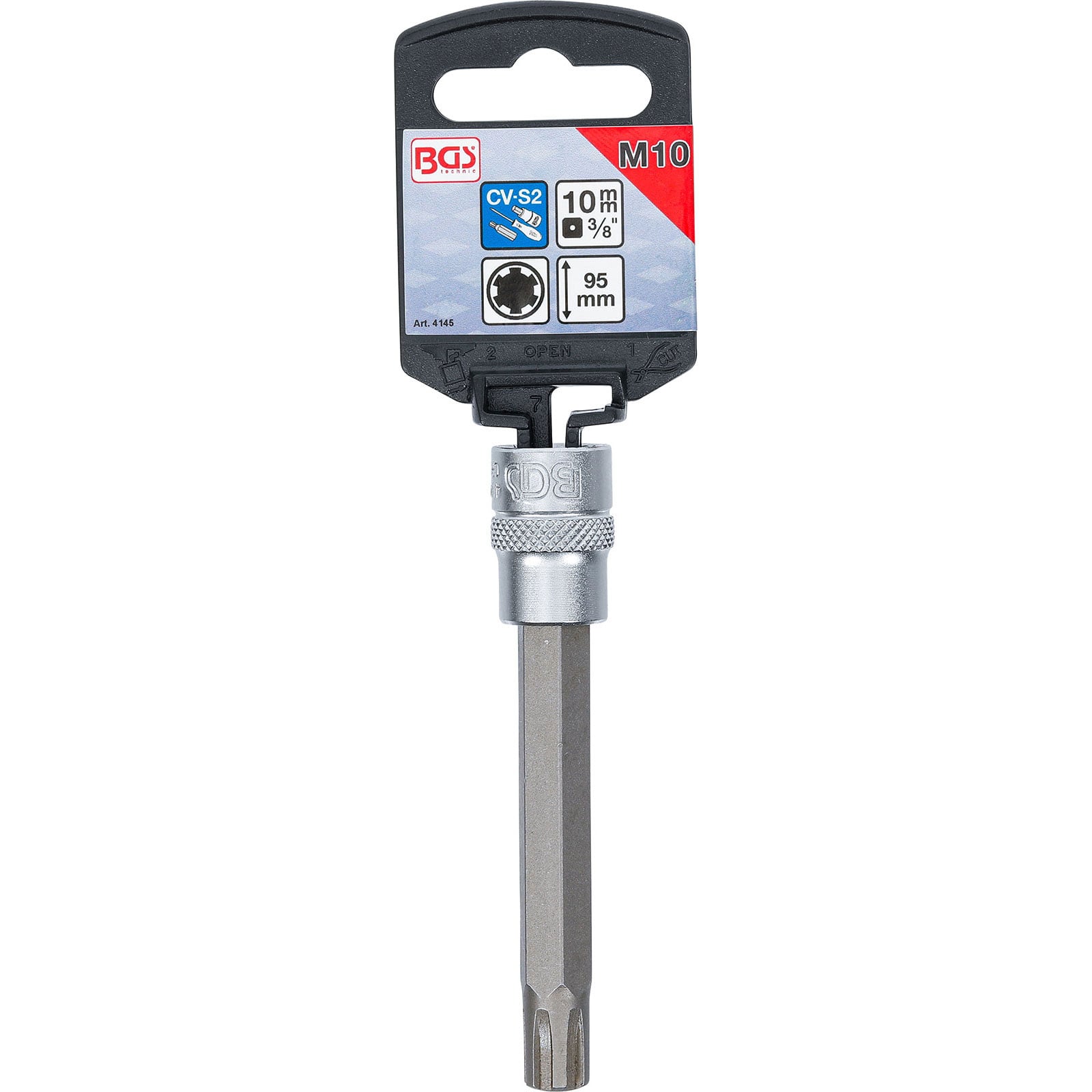 BGS Douilles à embouts | longueur 100 mm | 10 mm (3/8