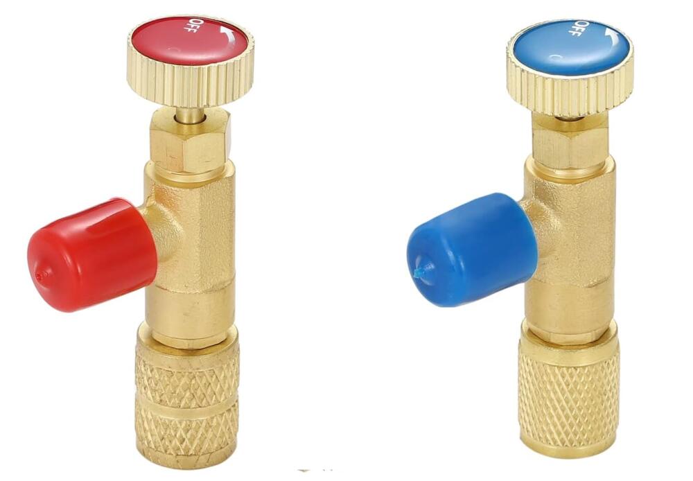 Valvola Di Controllo Del Flusso, Valvola Di Carica Del Refrigerante R410a 14 516 Adattatore In Ottone Valvola A Sfera Regolatore Di Flusso Per Tubo Di Carica Del Refrigerante 81764038