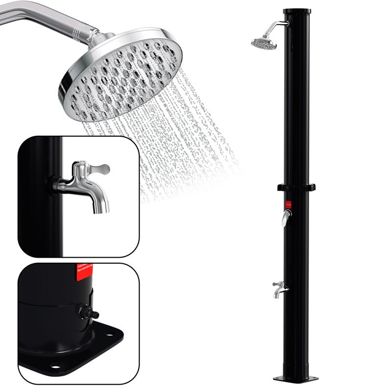 Douche Solaire Extérieure 20L Eulenke - Chauffage Solaire Jusqu'à 60°C