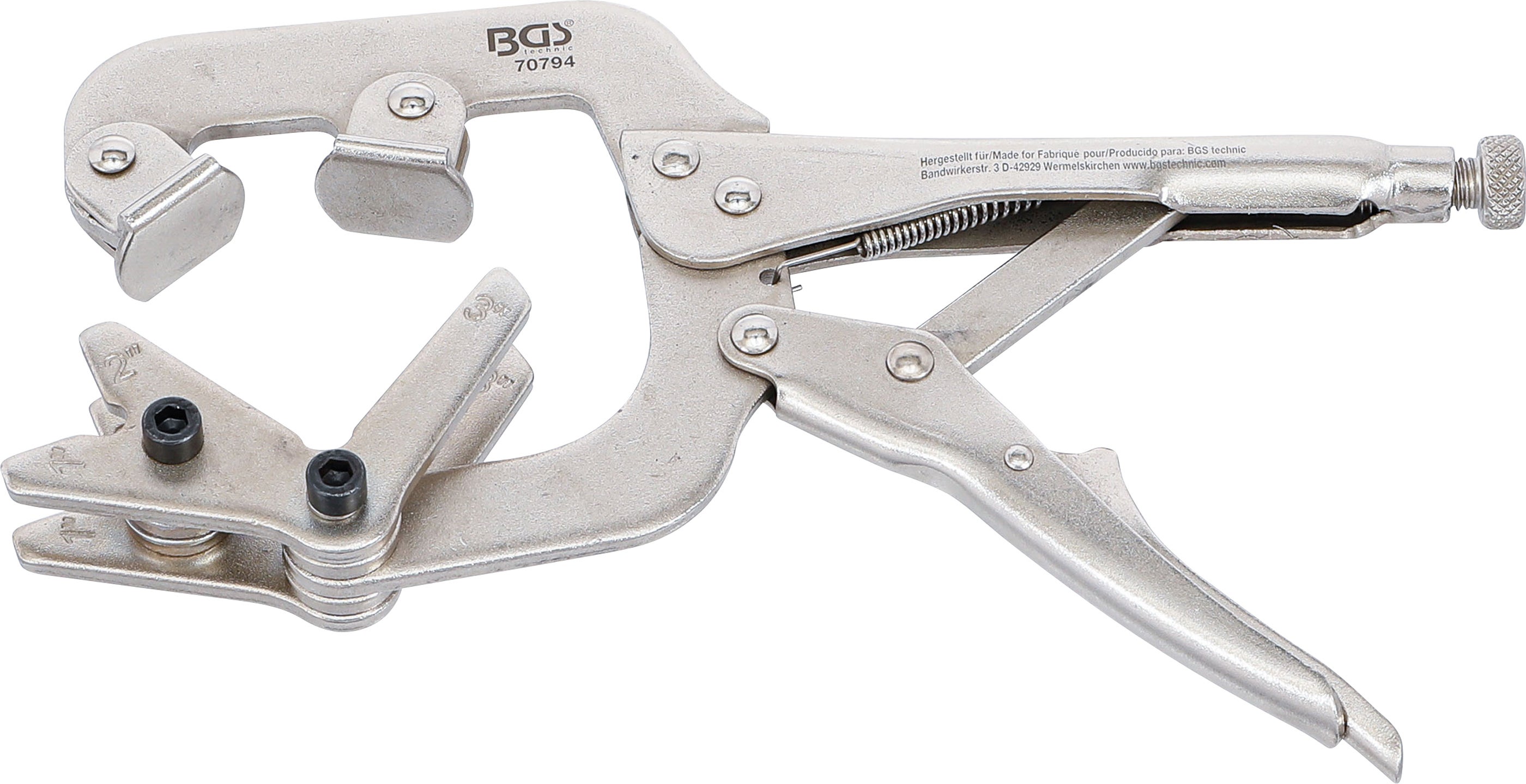 BGS 70974 | Pinza a morsetto per saldature | per tubature | 250 mm