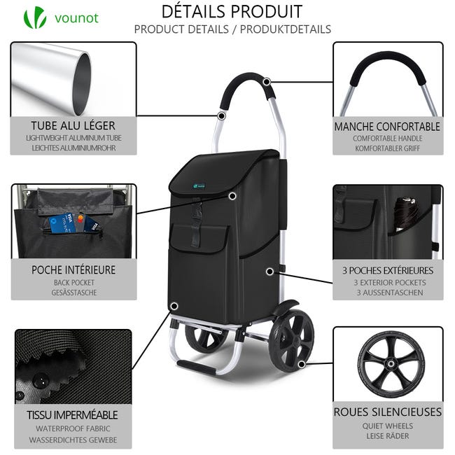BORSA TROLLEY CON ruote carrello borsa per la spesa borsa trolley borsa BORSA TROLLEY CON ruote carrello borsa per la spesa borsa trolley borsa