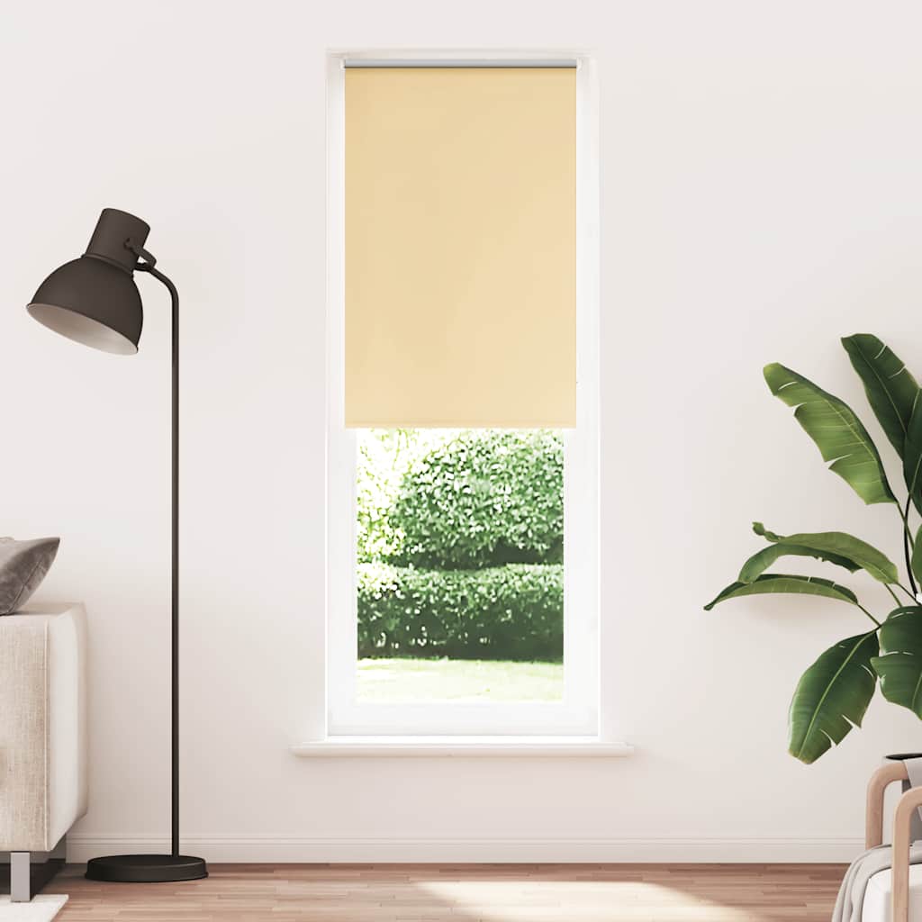 Roleta zaciemniająca beżowa 70x210 cm Szerokość tkaniny 65,7 cm vidaXL