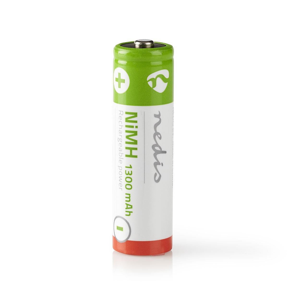 NEDIS Pile Rechargeable Ni-MH AA 1.2 V 1 300 mAh 4 pièces Blister - 2