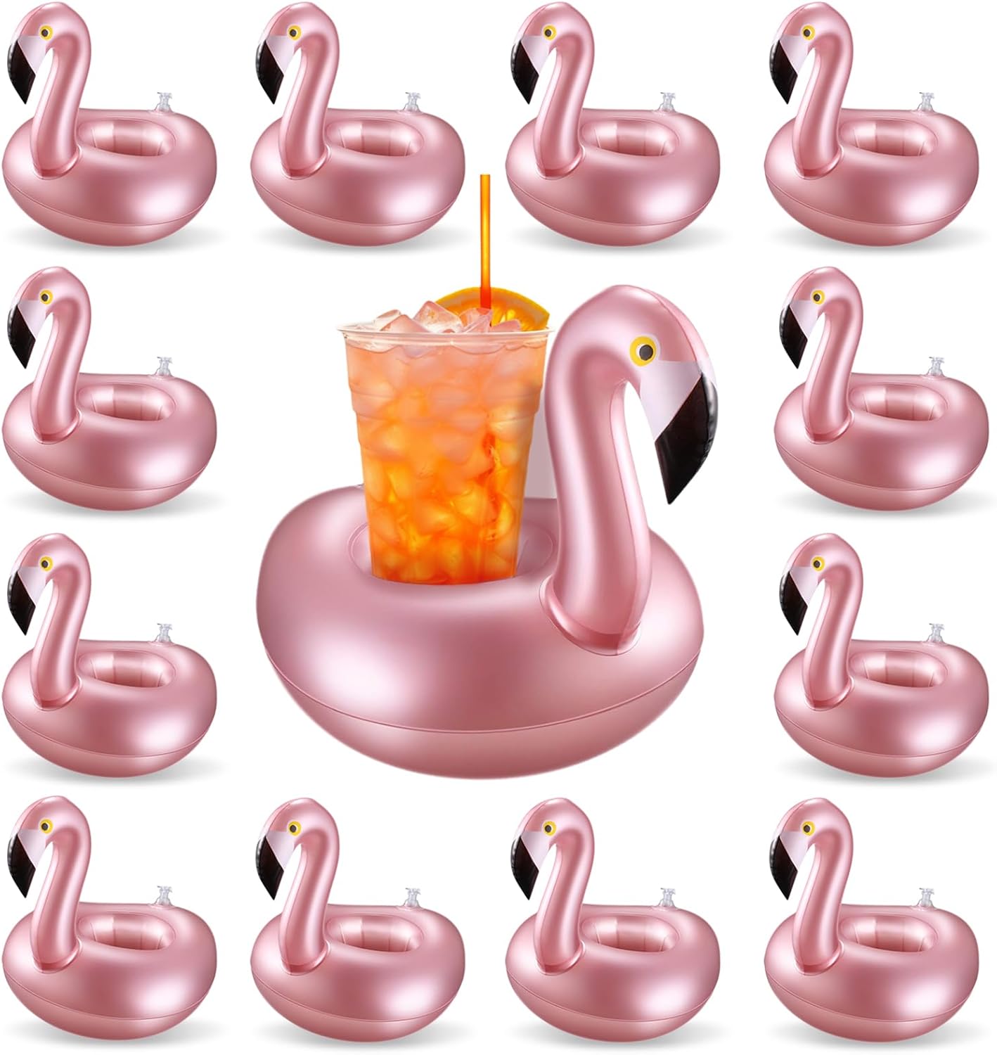 1 pièce, porte-gobelet flamant rose pour piscine d'été, dessous de verre gonflable, porte-gobelet flottant pour boisson 15 1 pièce, porte-gobelet flamant rose pour piscine d'été, dessous de verre gonflable, porte-gobelet flottant pour boisson 15