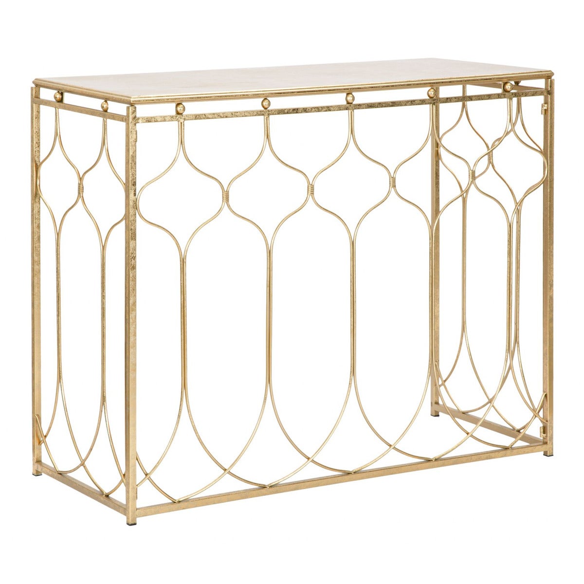 Stolik Konsolowy Kigali, Metal, Złoto, Seven Design