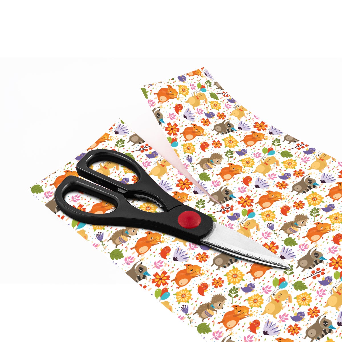 Pegatina muebles para niños animales en las cercanías - adhesivo de pared - revestimiento sticker mural decorativo - 40x60cm - 4