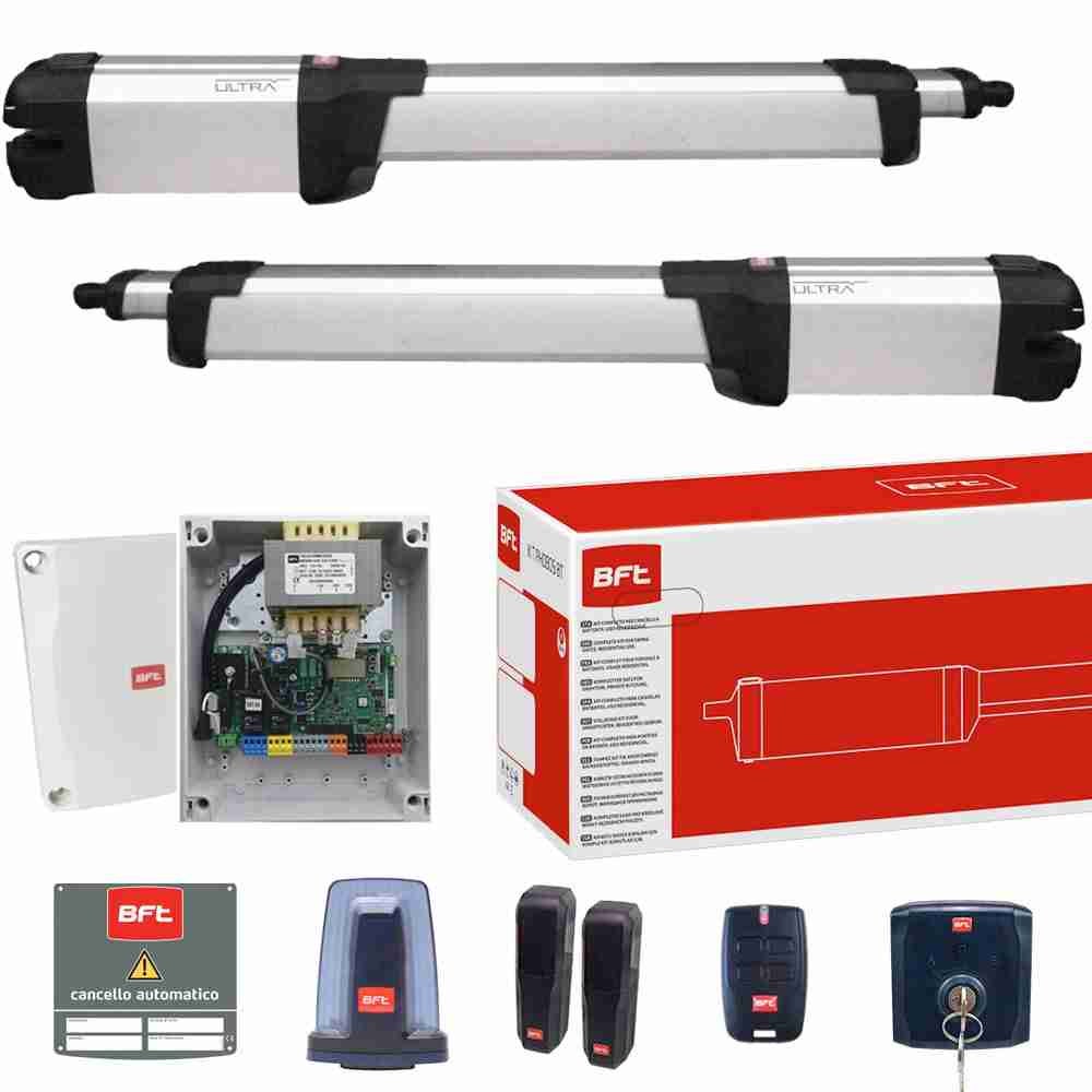 Kit Automatismo Per Cancello Battente 24v BFT KUSTOS ULTRA BT A25 kit-automatismo-per-cancello-battente-24v-bft-kustos-ultra-bt-a25
