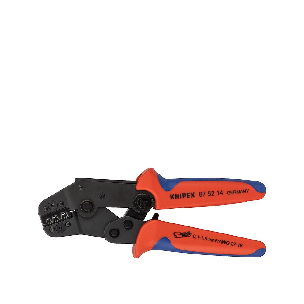 Zaciskarka Knipex do konektorów otwartych pojemność 0,10-1,5 mm²