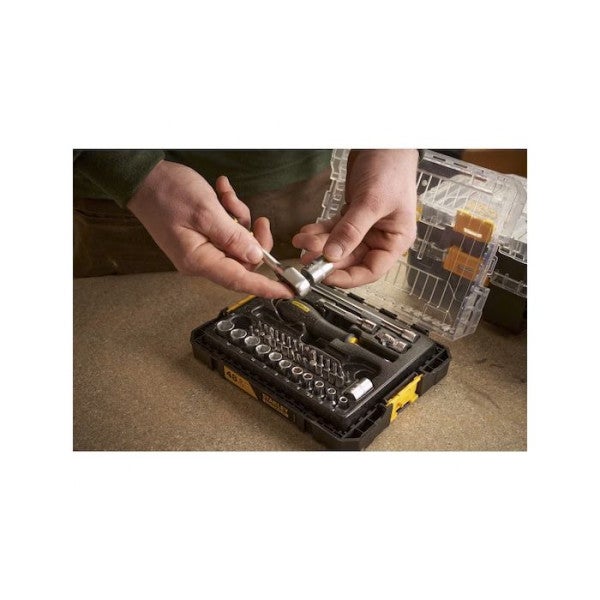 Coffret de douilles stakbox m - ¼'' stanley jeu de 48 pcs - fatmax - fmmt98101-0 - 5