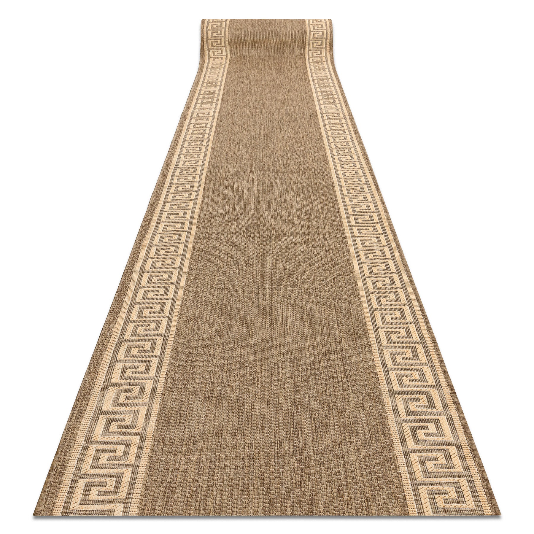 CHODNIK SIZAL FLOORLUX wzór 20014 coffee / mais 200 cm 200x190 cm