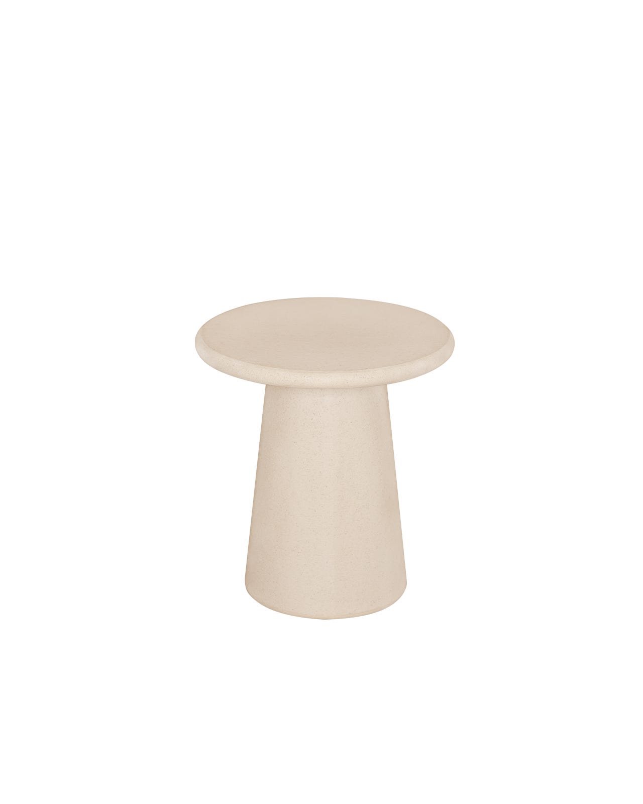 Table d'appoint ronde en microciment beige 45x50cm | Leroy Merlin