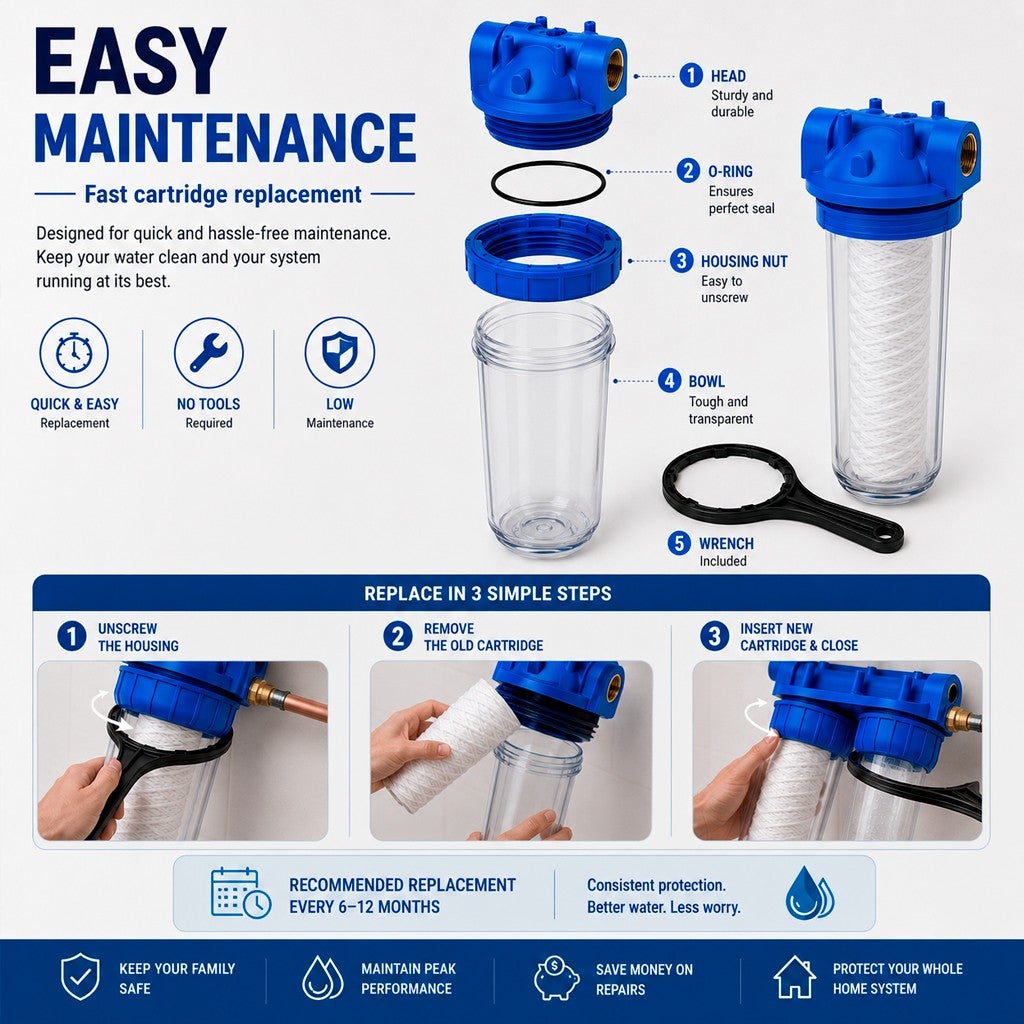 Station de Filtration Eau Double Anti-Calcaire et Anti-Corrosion 1