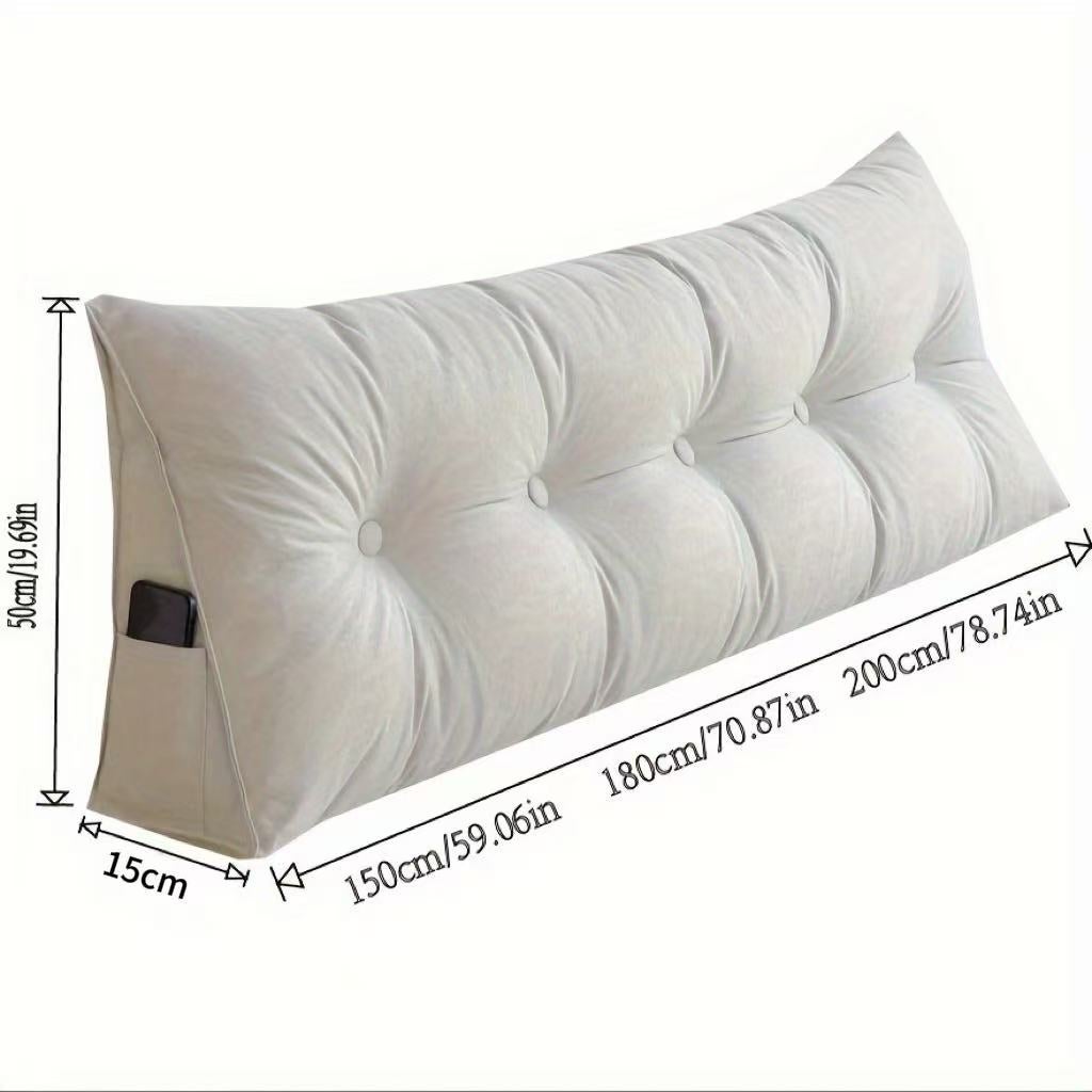 Sweet Home Collection Cuscino per testiera letto queen - Cuscino a