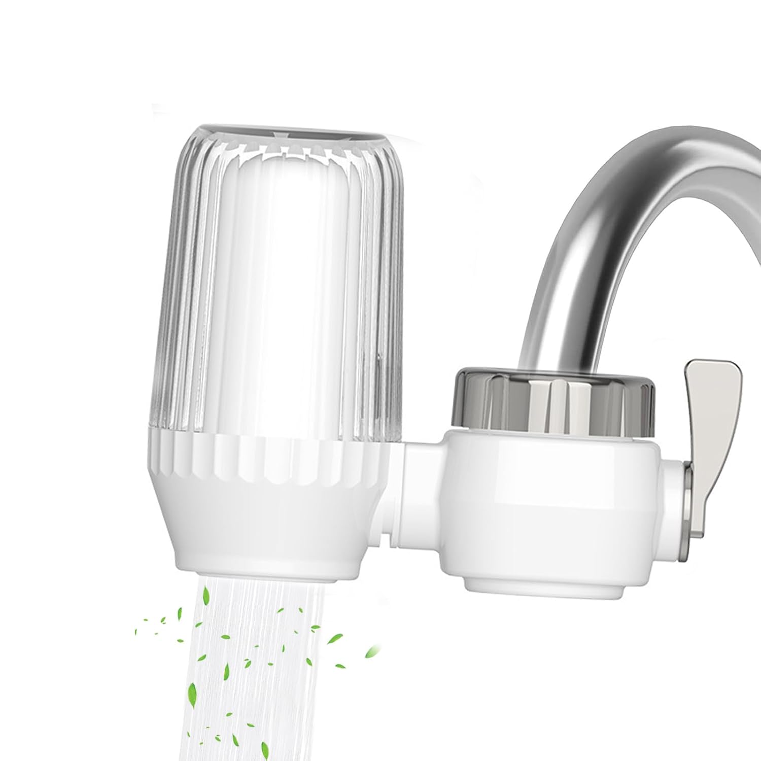 OKLAIR Purificateur D'Eau Sur Robinet - Filtration Charbon Actif & Céramique Anti-Calcaire