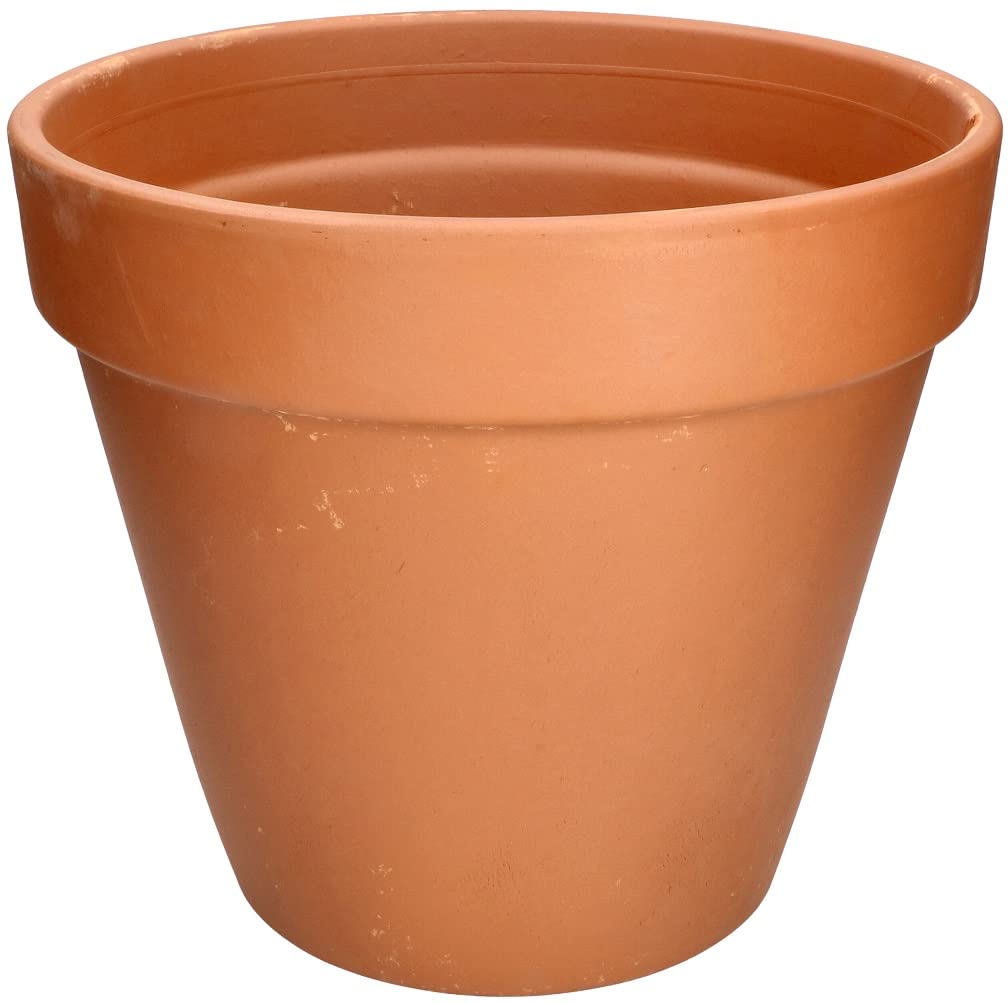 Lot de 4 Pots de Fleurs en Terre Cuite - Diamètre : 11 cm - Avec Bord - Pour l'Intérieur et les Jardins - KOTARBAU - 5