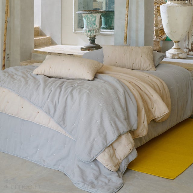 Eddie Bauer - Couverture pour lit Simple, literie en Coton léger, Parure de lit Luxueuse (Champignon à Chevrons, lit Simple