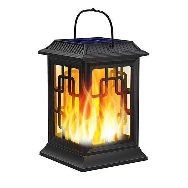 Latarnia pałacowa z płomieniem solarnym przenośne i montowane gruncie oświetlenie krajobrazowe dekoracji trawnika lampka nocna zewnętrzna diodami LED