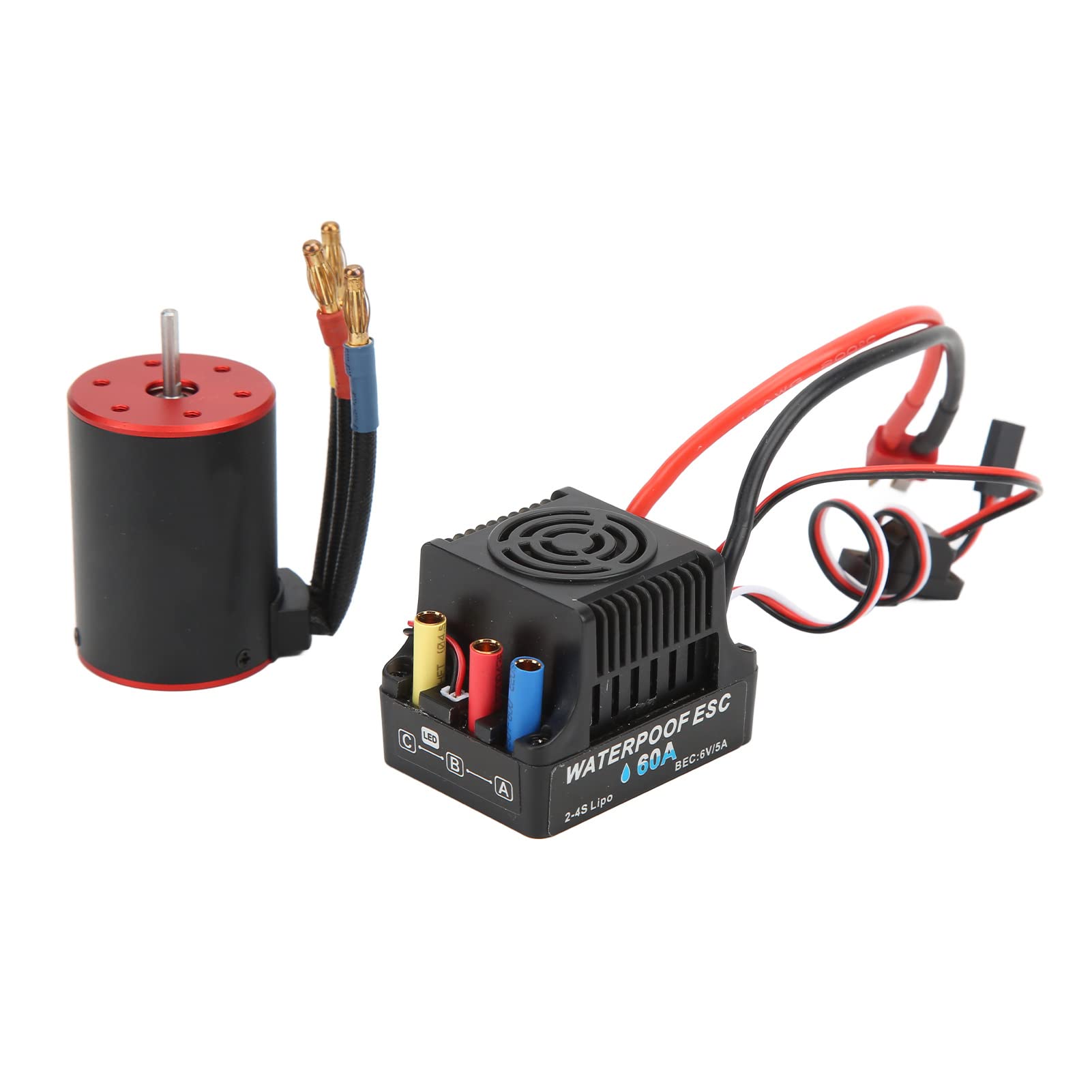 Alomejor Servo Numérique 35KG – 2 Pièces, Sans Noyau, étanche, Pour Voiture RC 1/8 1/10 1/12