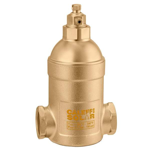 Séparateur d'air manuel pour installations solaires Caleffi 251093 - 3/4