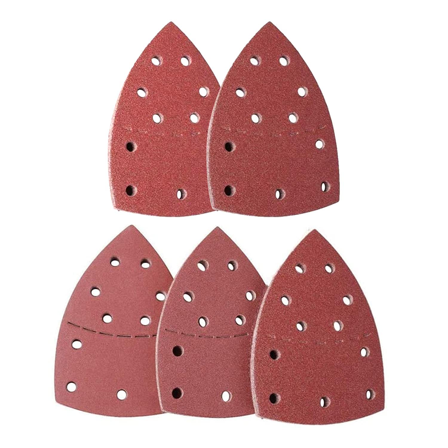 Papier A Poncer Triangle Papier Abrasif Pour Ponceuse - 100 Pièces