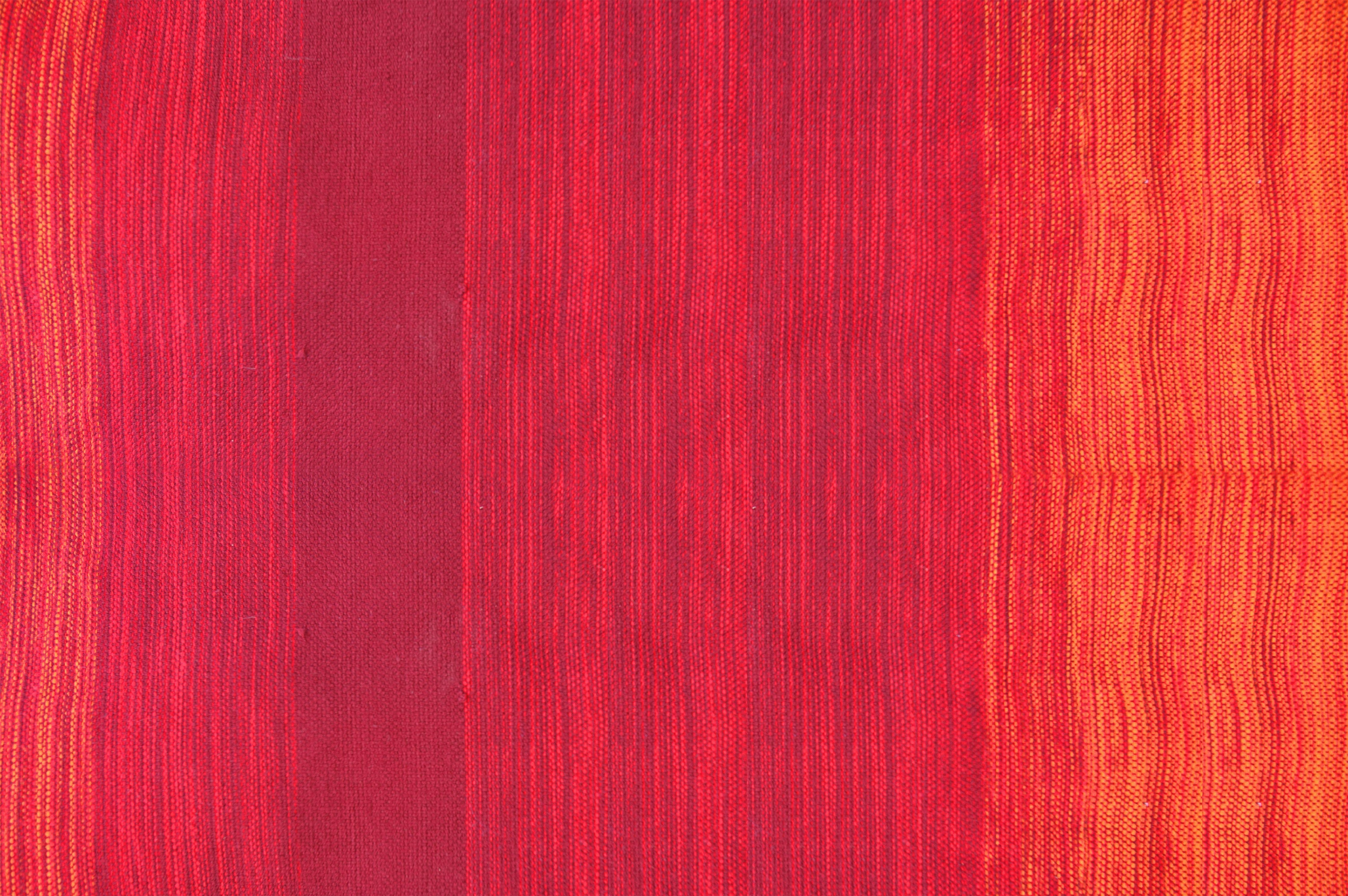Alfombra de vinilo, feeling red 133x200 cm - pvc antideslizante, lisa impresa, vinilica para cocina o salón, lavable