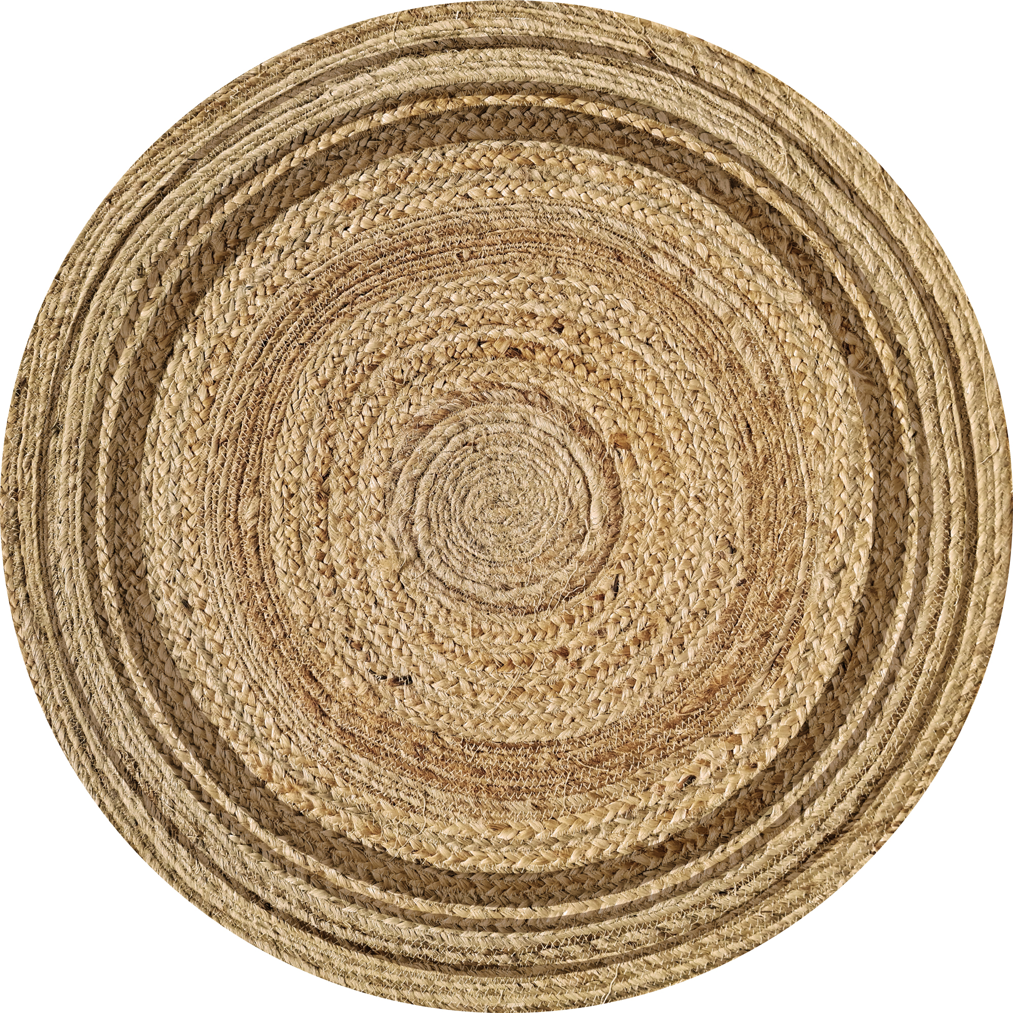 Alfombra de vinilo, carthago redonda marrón [diam] 200 cm - pvc antideslizante, lisa impresa, vinilica para cocina o salón, lavable