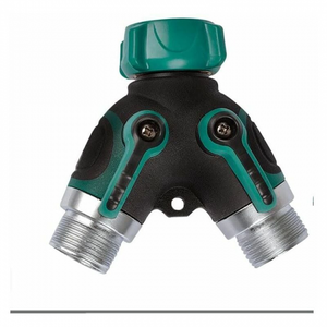 Raccord Double En Laiton Pour Tuyau D'arrosage Home Gardener | Home