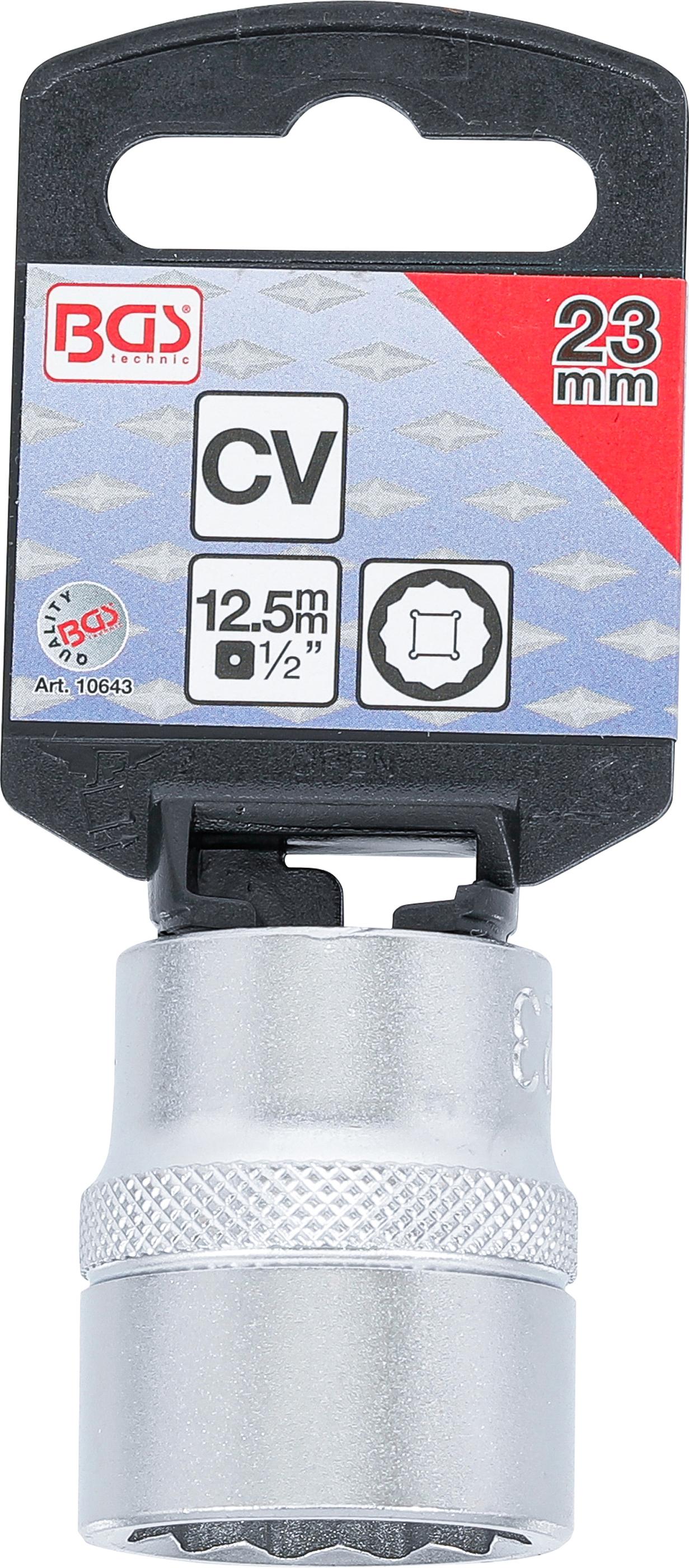 Douille pour clé, douze pans | 12,5 mm (1/2