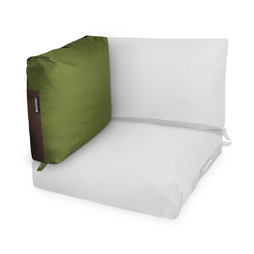 Coussin palette d'extérieur Dossier d’Angle 65x45x25 Vert Naylim Mate Happers - 3