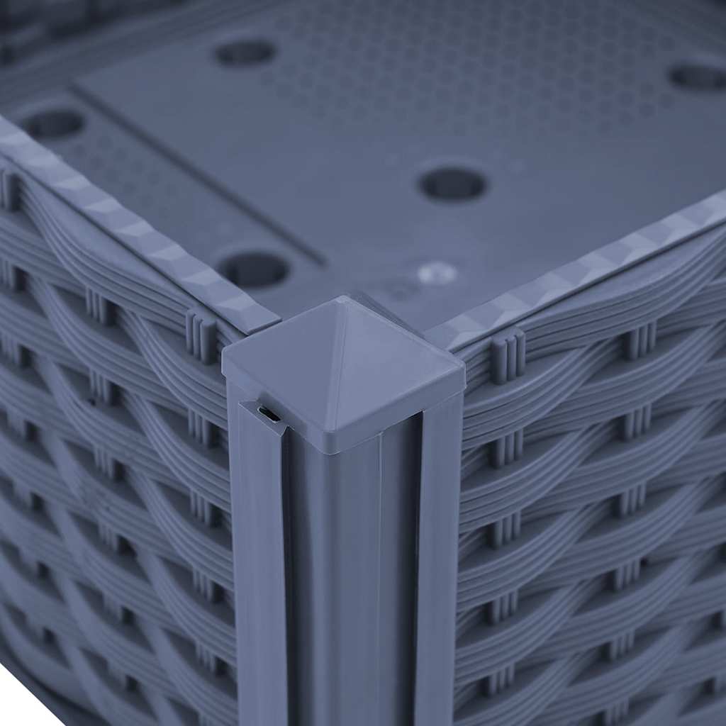 Maison Exclusive - Fioriera Rialzata 160x40x23 cm in Polipropilene - 7