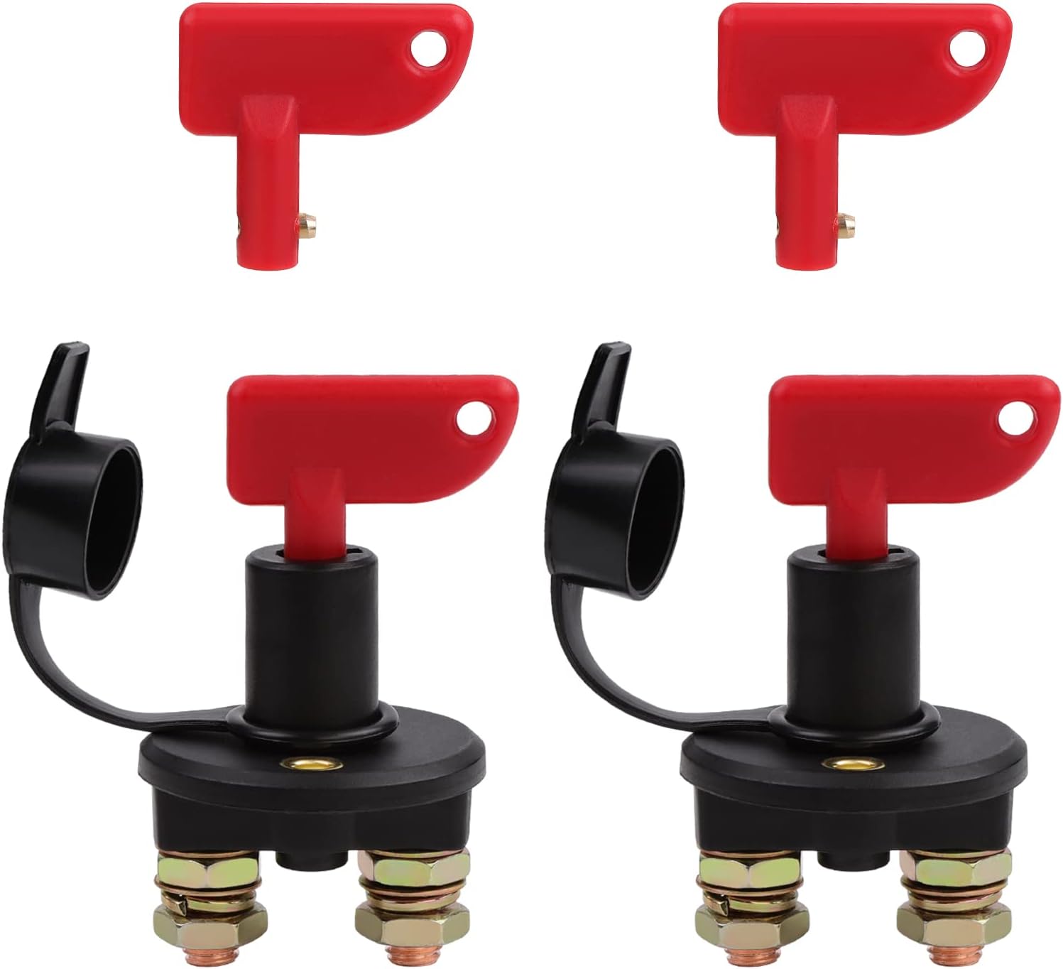 2 sztuki 12V / 24V Izolator akumulatora samochodowego Coupe-Batterie Odłącznik Zasilania Wyłącznik Awaryjny