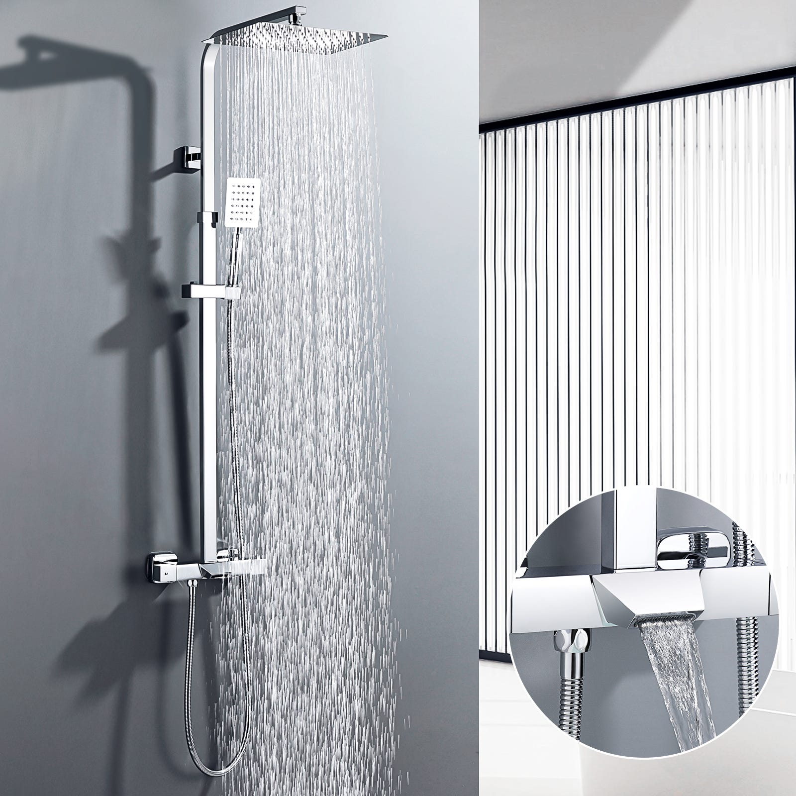 Auralum Columna Hidromasaje Bañera Leroy Merlin Leroy Merlin