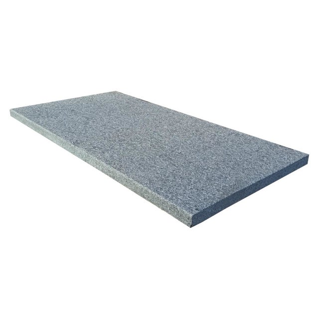 Margelle de piscine Grey granit flammé brossé 60x30x2cm bord Droit