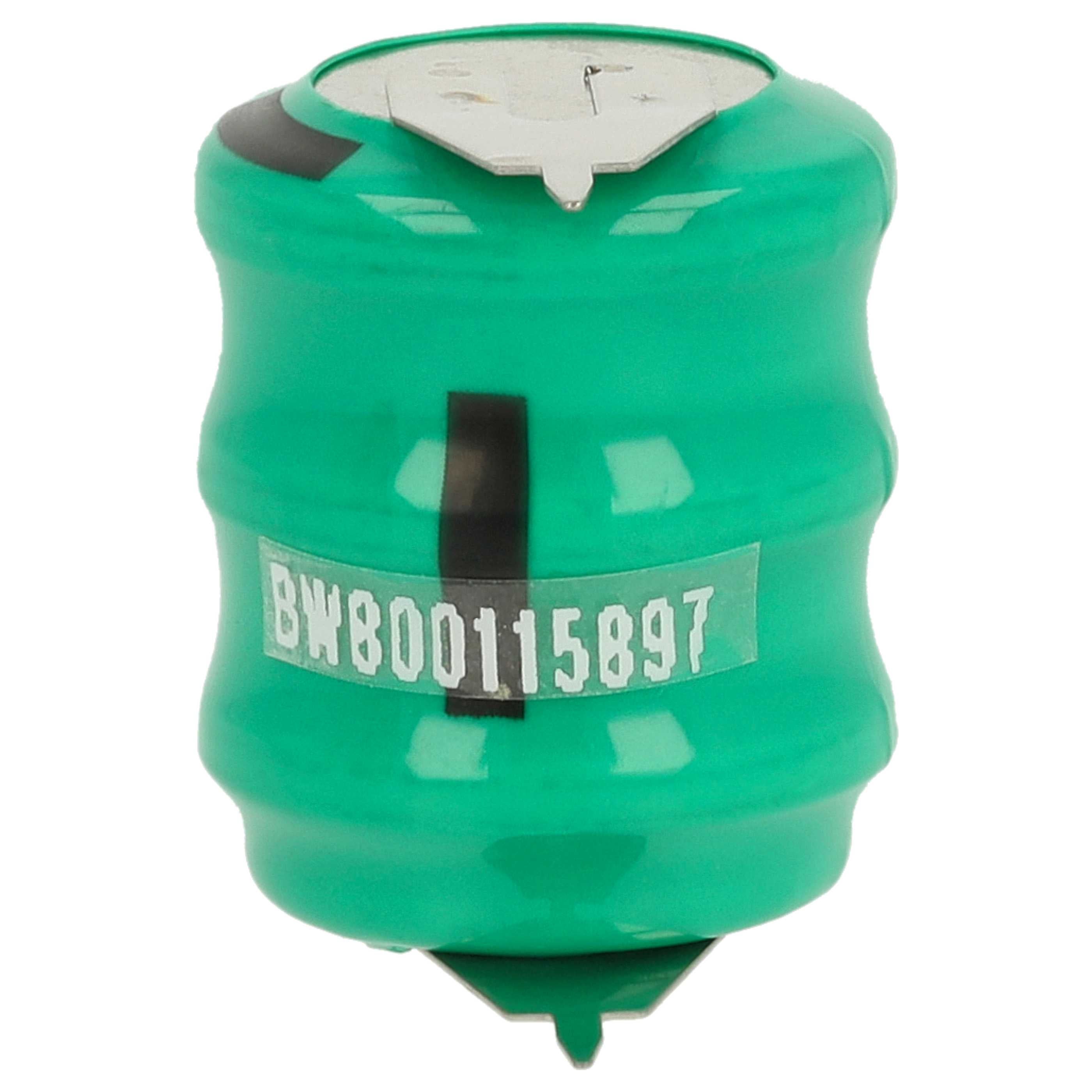 vhbw 5x NiMH pile bouton de remplacement pour type 3/V80H 2 épingles 80mAh 3,6V convient pour les batteries de modélisme etc. - 4