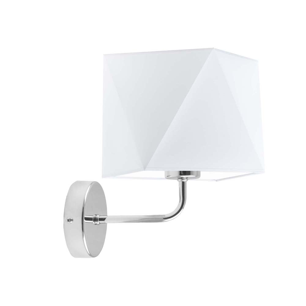 Kinkiet lampa ścienna lampa na ścianę z abażurem diament BURNE