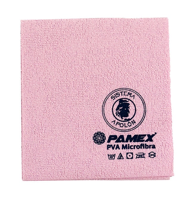PAMEX-PAÑO MICROFIBRA PVA 35X38CM ROSA- SET DE 5 UNIDADES - 3