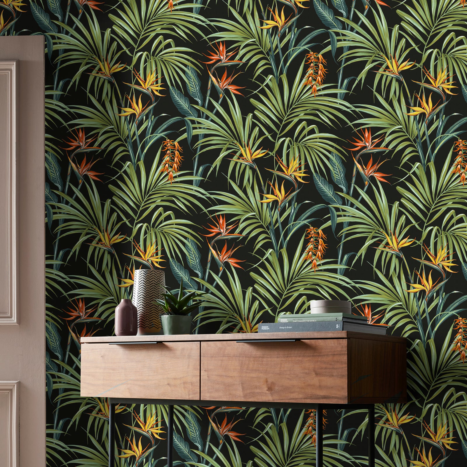 Papier Peint Intiss Tropical Strelizia 1005 X 52cm Multicolore Leroy papier-peint-intiss-tropical-strelizia-1005-x-52cm-multicolore-leroy