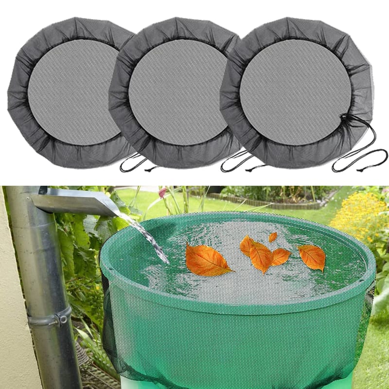 Siatka ochronna na liście, trzyczęściowa, regulowana, ze ściągaczami, średnica 95 cm, kolor czarny