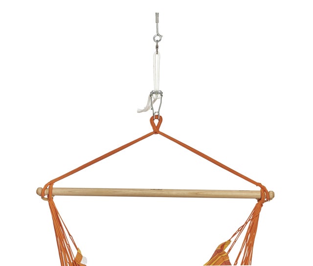 10T Devellin Single - Hamac en coton 220 x 110 cm avec kit de fixation