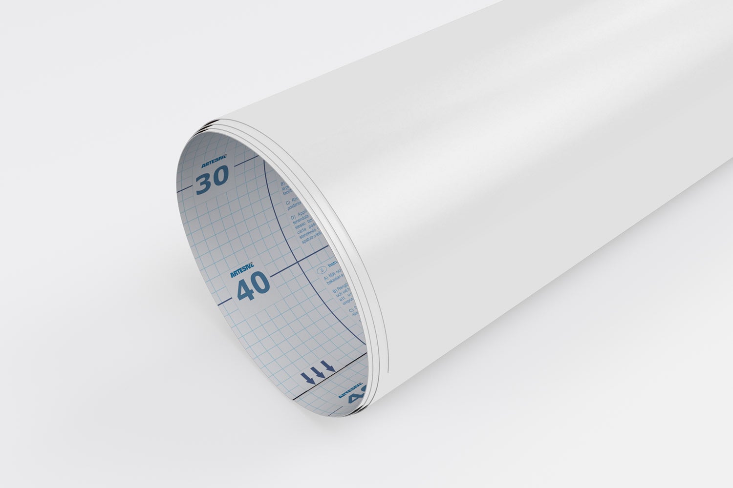 Artesive MA-001 Matt White largeur. 90 cm AU MÈTRE LINÉAIRE - Film adhésif uni pour décoration intérieure - 6
