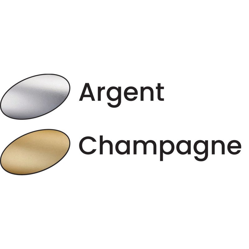 Poignée palière aluminium type Bastille 70x250mm argent bec de cane HERACLES I 231103 - 3